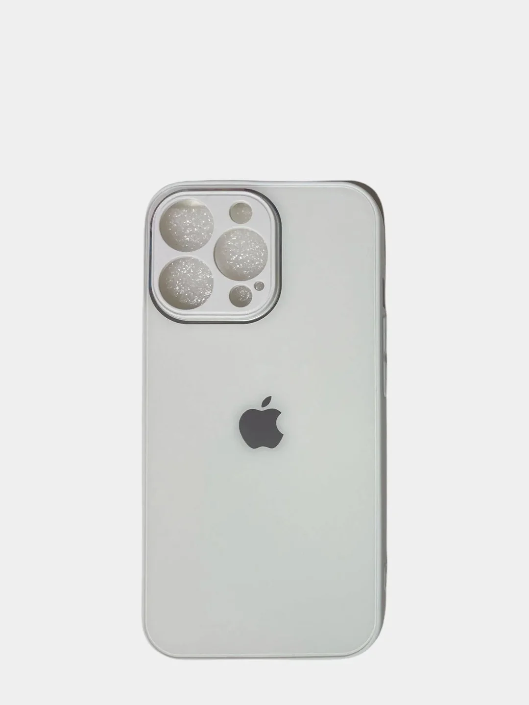 Белый глянцевый чехол для iPhone 13/13Pro/13ProMax
