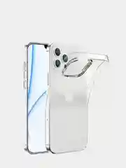 Прозрачный прозрачный силиконовый чехол для iPhone 11, 12, 12Pro, 12ProMax, 13, 13Pro, 13ProMax