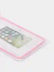 Розовый водонепроницаемый чехол для телефона