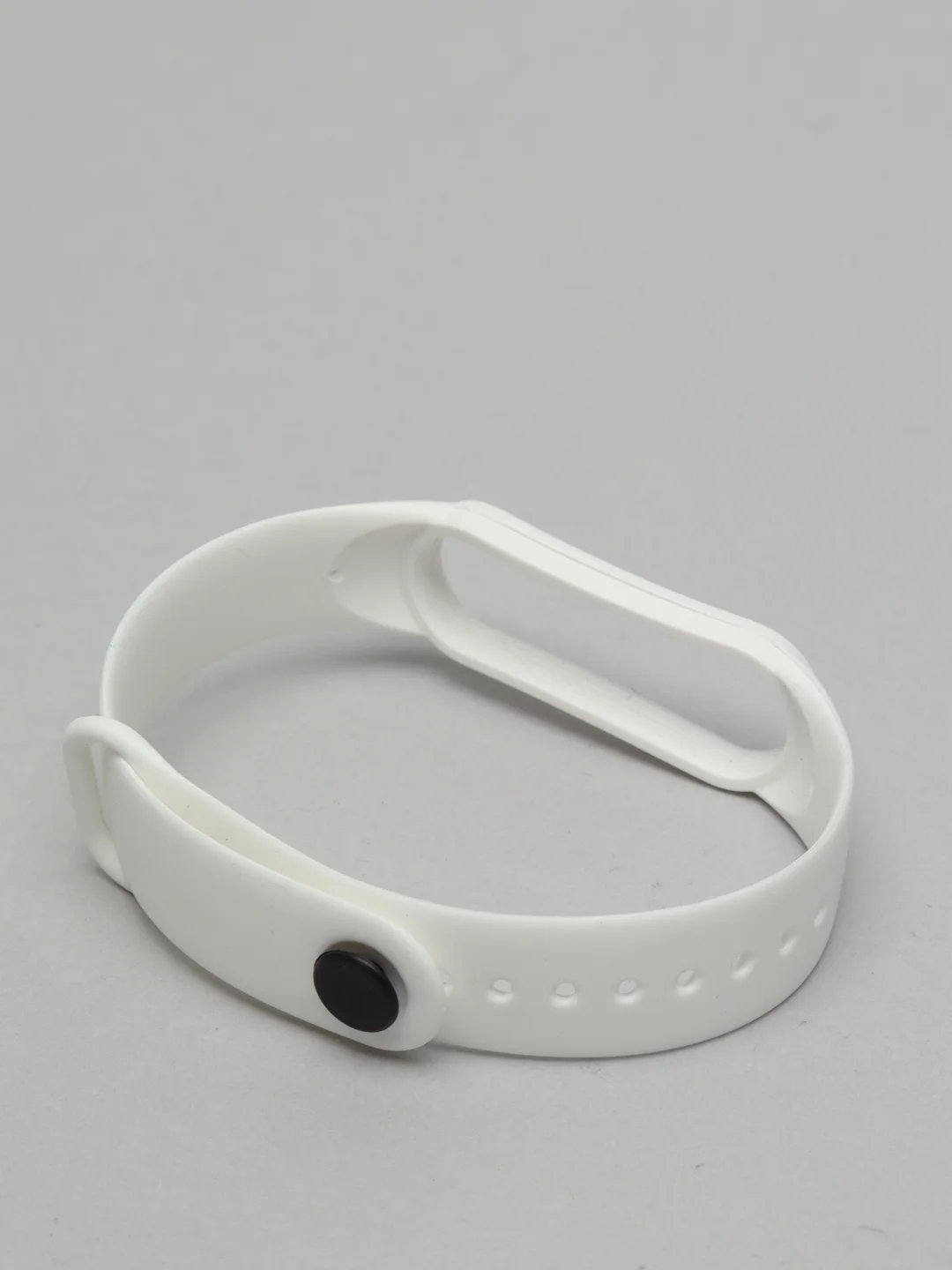 Белый ремешок для фитнес браслета Xiaomi Mi Band 5