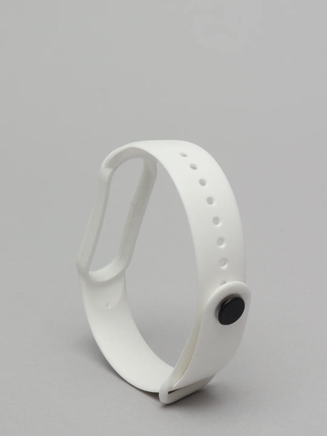 Белый ремешок для фитнес браслета Xiaomi Mi Band 5