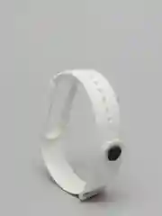 Белый ремешок для фитнес браслета Xiaomi Mi Band 5