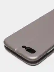 Серебряный чехол-книжка Huawei Honor 10 (Хуавей Хонор 10)