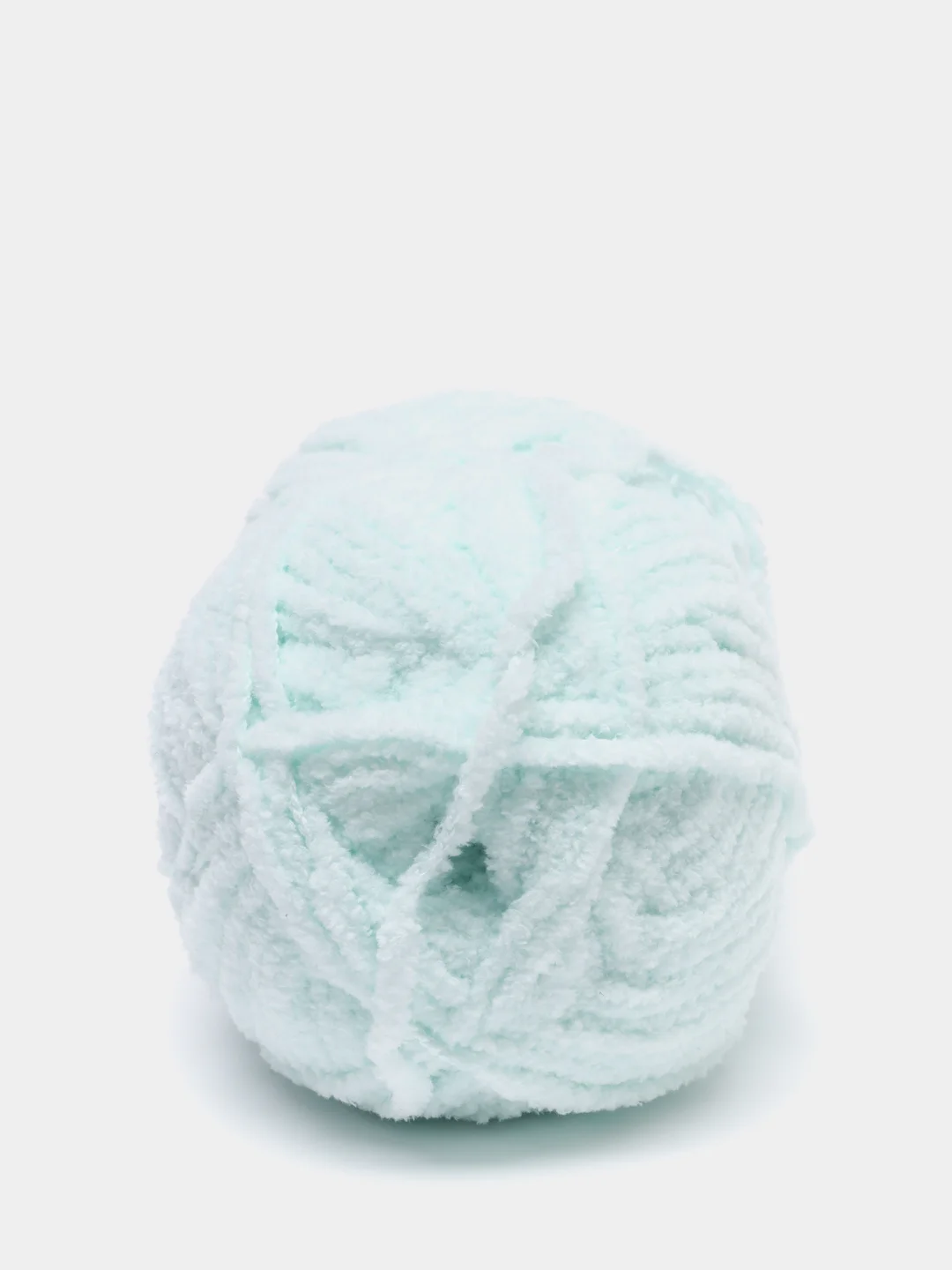 Мятный пряжа плюшевая Alize Softy Plus, микрополиэстер, 100 г, 120 м