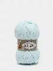 Мятный пряжа плюшевая Alize Softy Plus, микрополиэстер, 100 г, 120 м
