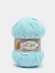 Бирюзовый пряжа плюшевая Alize Softy Plus, микрополиэстер, 100 г, 120 м