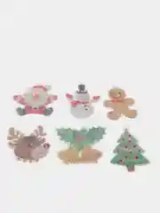Аметистовый новогодняя игрушка "Алмазная мозаика"