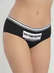 Черный хлопковые женские трусы слипы, детские трусы для девочек