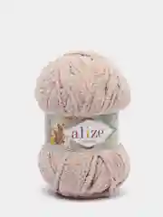 Карамельный пряжа плюшевая Alize Softy Plus, микрополиэстер, 100 г, 120 м