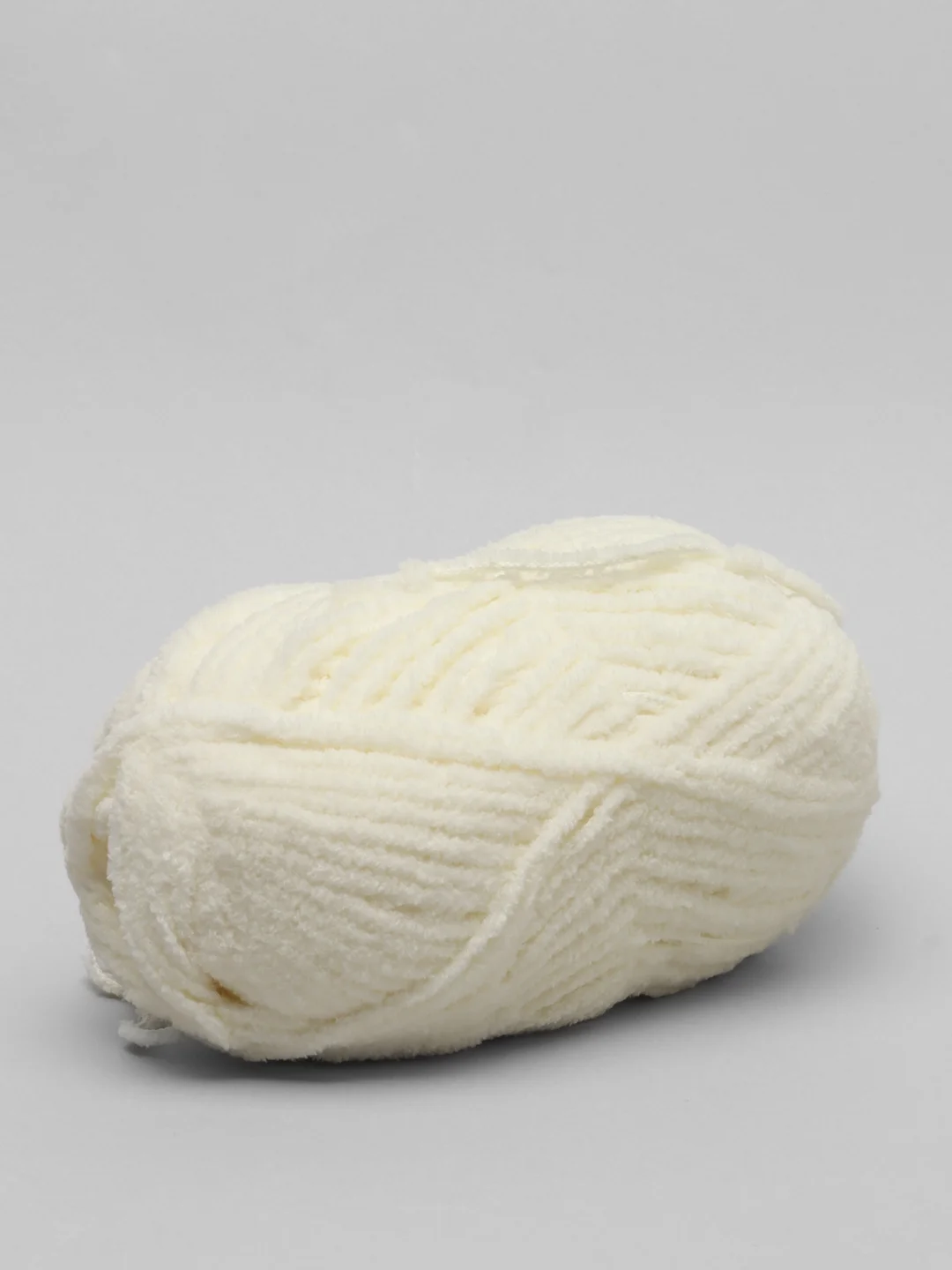 Молочный пряжа плюшевая Alize Softy Plus, микрополиэстер, 100 г, 120 м