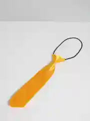 Желтый галстук детский, на резинке