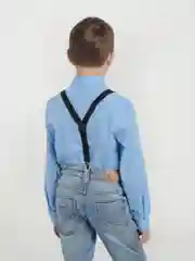 Черный подтяжки подростковые
