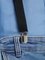 Черный подтяжки подростковые