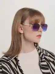 Голубой очки солнцезащитные