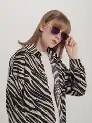 Голубой очки солнцезащитные