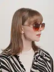 Бордовый очки солнцезащитные