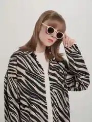 Бежевый очки солнцезащитные, женские, 3 цвета