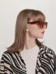 Шоколадный солнцезащитные очки женские