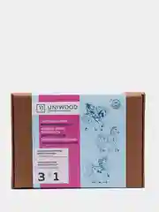 Набор деревянных конструкторов UNIWOOD Лошадки с дополненной реальностью / 3 в 1 /