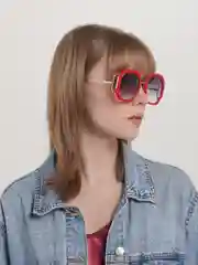 Красный очки солнцезащитные женские