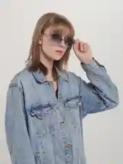 Аметистовый очки стильные солнцезащитные