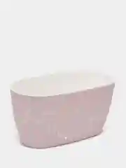 Розовый горшок кашпо для цветов Бабочка 3D эффект