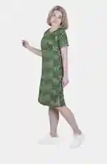 Платье женское, из хлопка, большие размеры