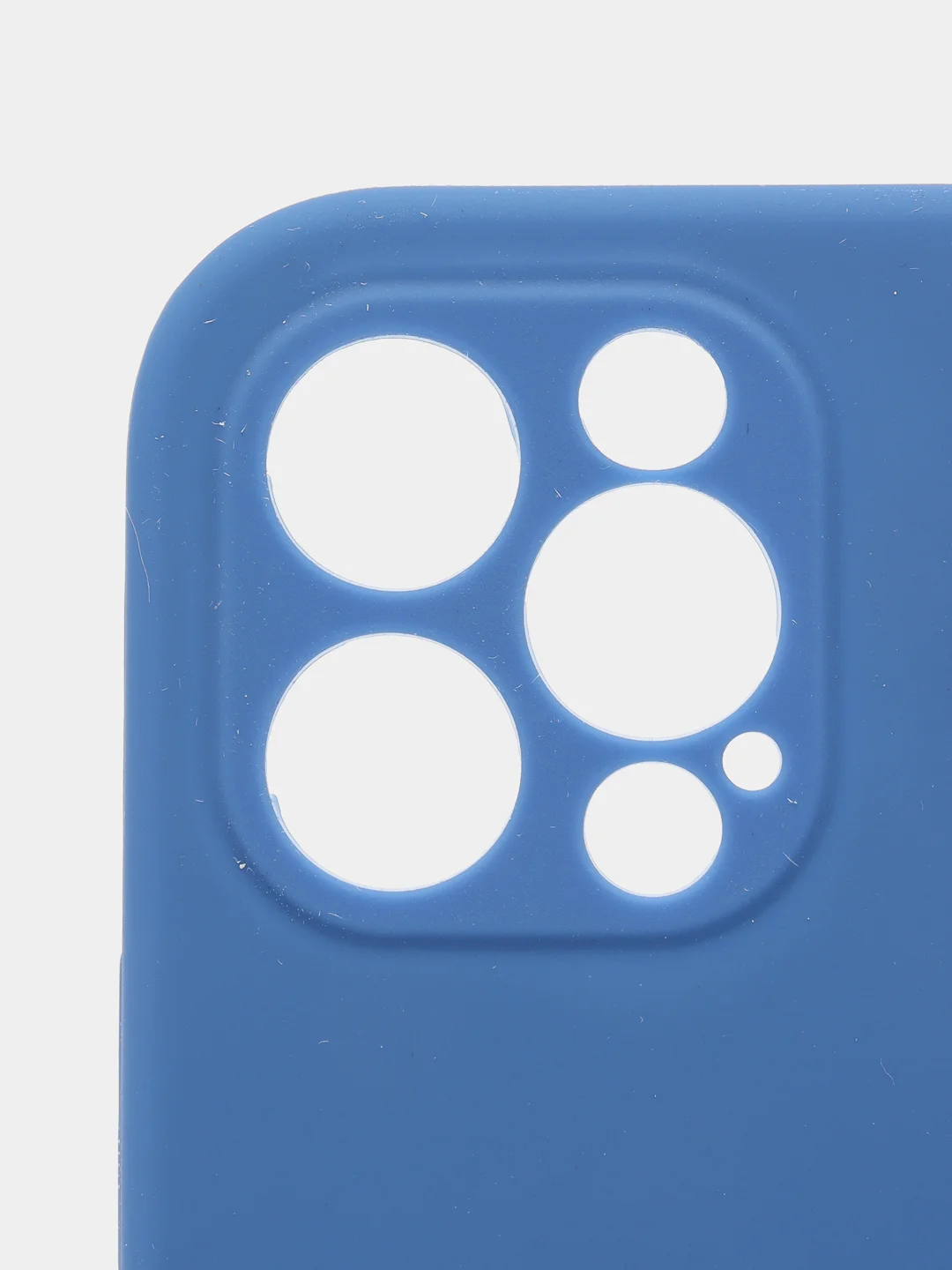 Синий силиконовый чехол iPhone 12 Pro, Silicone Case, с закрытым низом и защитой камеры