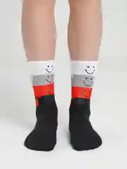 Черный носки высокие из хлопка, унисекс