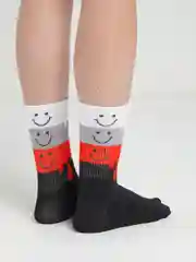 Черный носки высокие из хлопка, унисекс