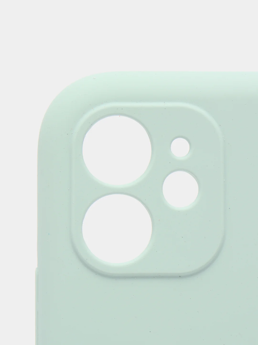 Бирюзовый силиконовый чехол iPhone 11, Silicone Case, с закрытым низом и защитой камеры