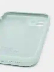 Бирюзовый силиконовый чехол iPhone 11, Silicone Case, с закрытым низом и защитой камеры