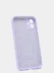 Лавандовый силиконовый чехол iPhone 11, Silicone Case, с закрытым низом и защитой камеры