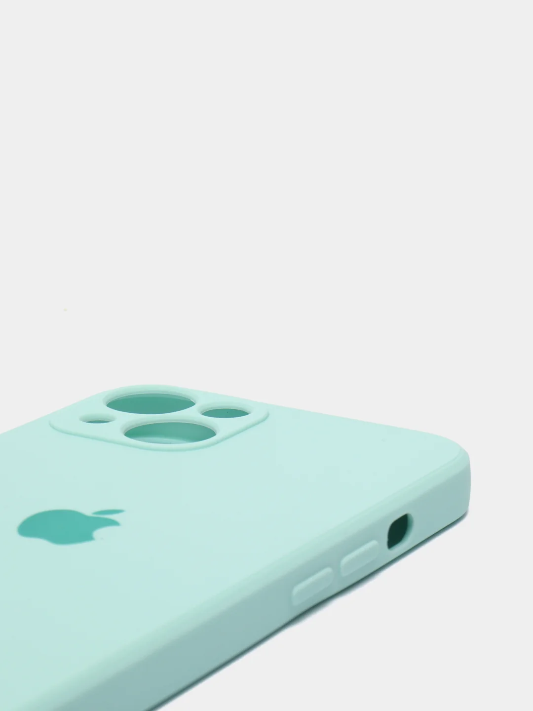 Мятный чехол на iPhone 11, 13, 12, XR, Pro, Max, Mini, бархатный