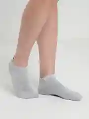 Серый носки женские короткие