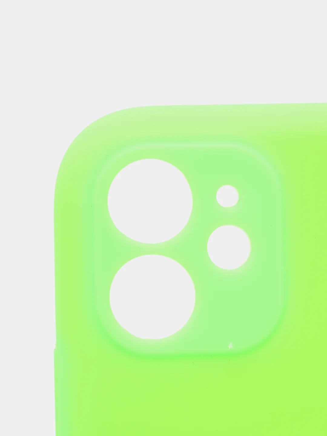 Салатовый силиконовый чехол iPhone 11, Silicone Case, с закрытым низом и защитой камеры