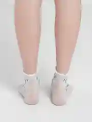 Носки женские льняные с перфорацией "Сетка"