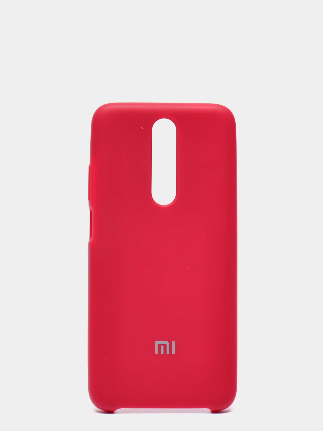 Вишнёвый чехол силиконовый Silicone Cover Case для Xiaomi Redmi K30, Poco X2