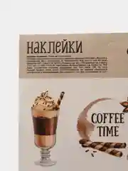 Коричневый наклейки новогодние для ежедневника, цветов и подарков на Новый год