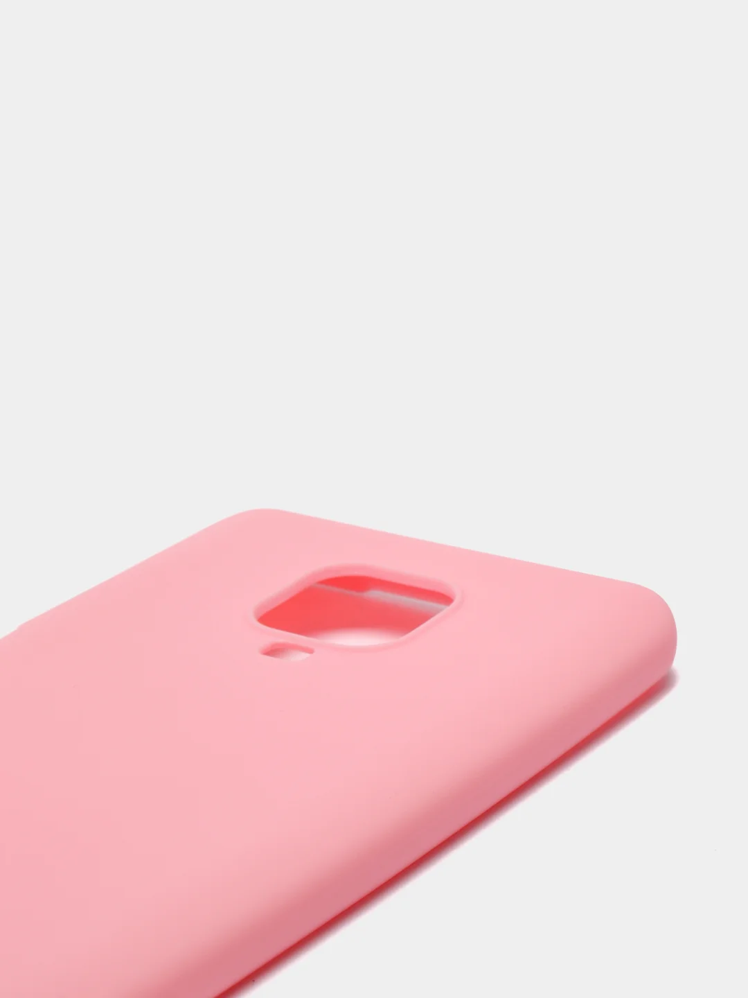 Розовый чехол Xiaomi Redmi Note 9 Pro / Xiaomi Redmi Note 9s силиконовый