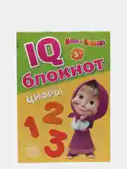 Горчичный iq-блокнот детская книга с заданиями, Маша и Медведь 20 стр, 3+