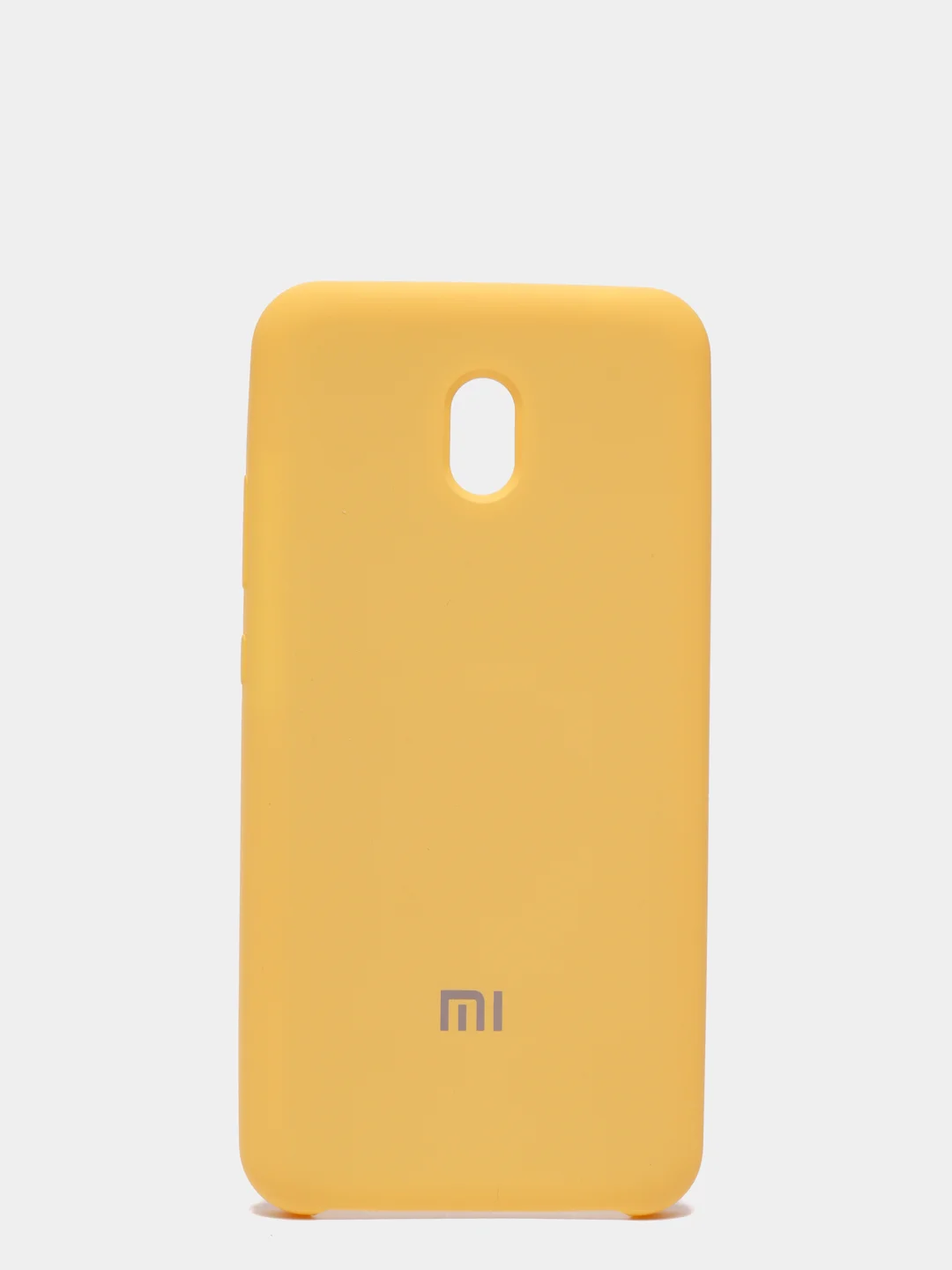 Желтый чехол силиконовый Silicone Cover Case для Xiaomi Redmi 8, 8A