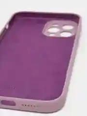 Пудровый силиконовый чехол iPhone 12 Pro Max, Silicone Case, с закрытым низом и защитой камеры