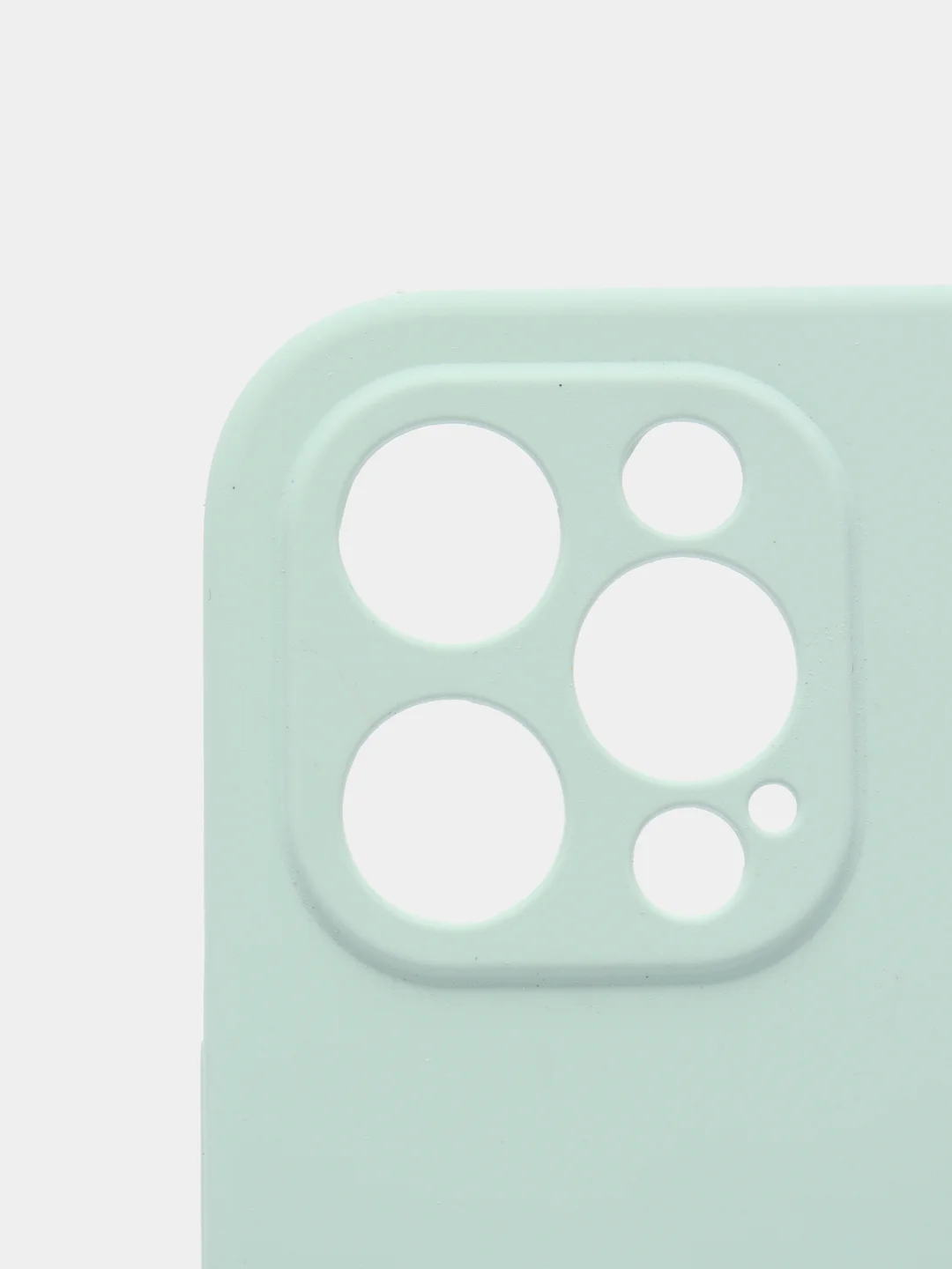 Бирюзовый силиконовый чехол iPhone 12 Pro Max, Silicone Case, с закрытым низом и защитой камеры