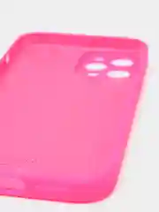 Фуксия силиконовый чехол iPhone 12 Pro Max, Silicone Case, с закрытым низом и защитой камеры