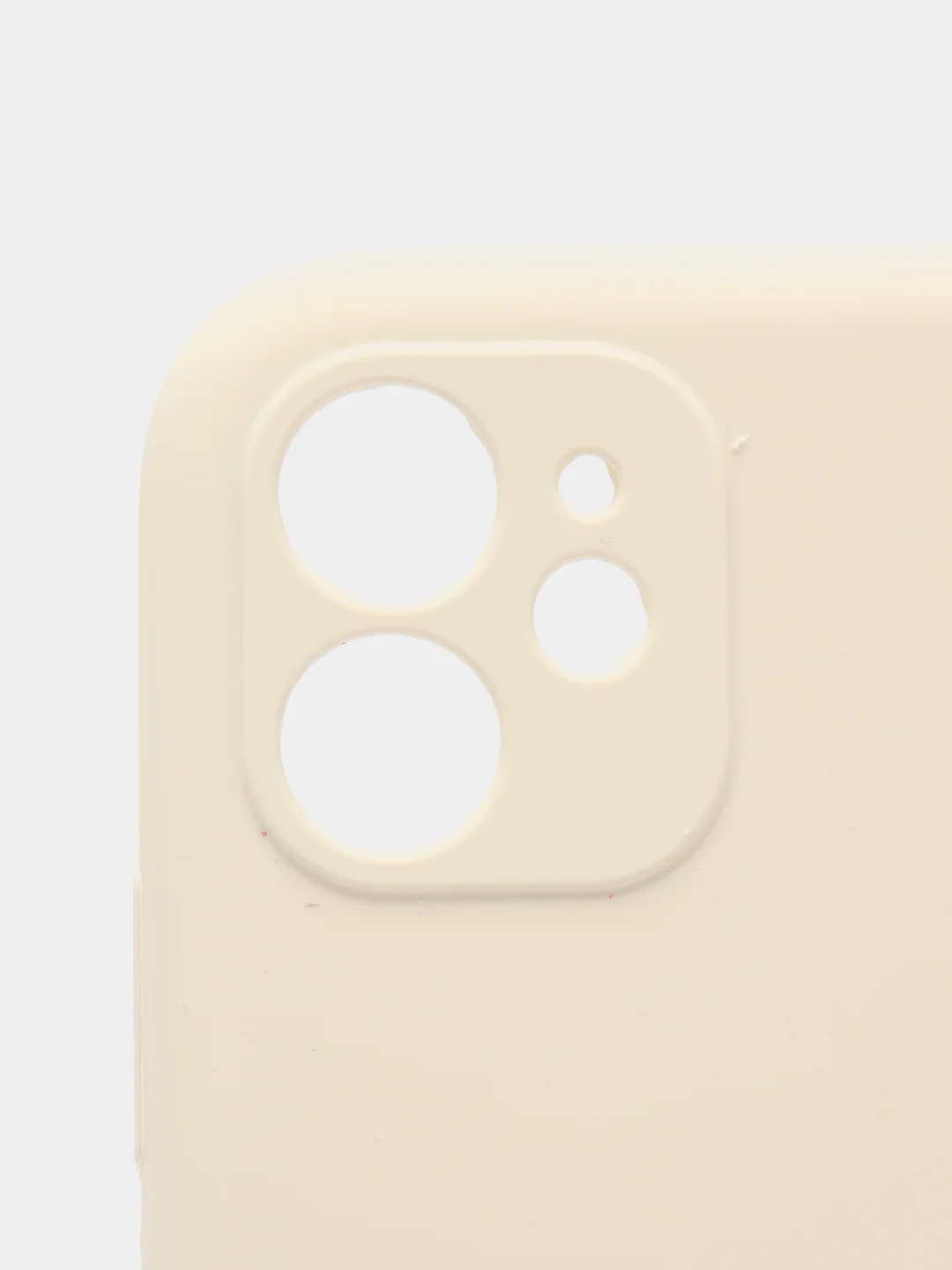 Слоновая кость силиконовый чехол iPhone 11, Silicone Case, с закрытым низом и защитой камеры