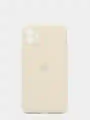 Слоновая кость силиконовый чехол iPhone 11, Silicone Case, с закрытым низом и защитой камеры