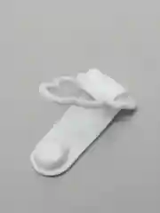 Белый застёжка для чулок, для нижнего белья, для пояса, в комплекте 4 штуки