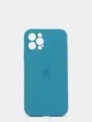 Морской силиконовый чехол iPhone 12 Pro, Silicone Case, с закрытым низом и защитой камеры