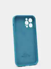 Морской силиконовый чехол iPhone 12 Pro, Silicone Case, с закрытым низом и защитой камеры